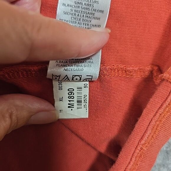 Life is Good Take It Slow Shirt Size Men's XL Burnt Orange Red 100% Cotton - Picture 12 of 12